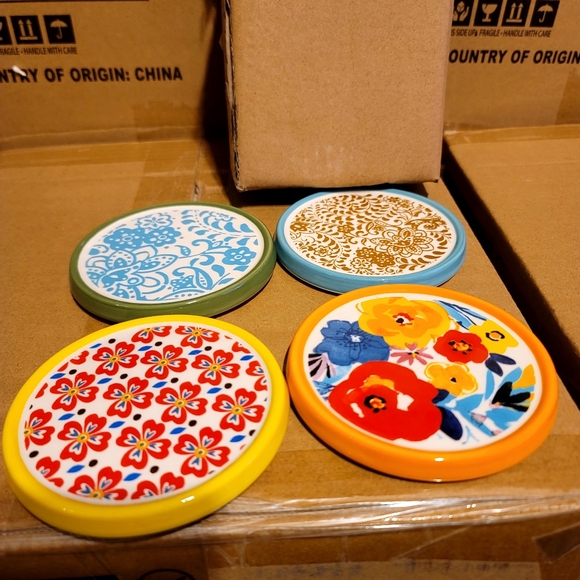 Pioneer Woman Flea Market Coasters - Picture 1 of 4